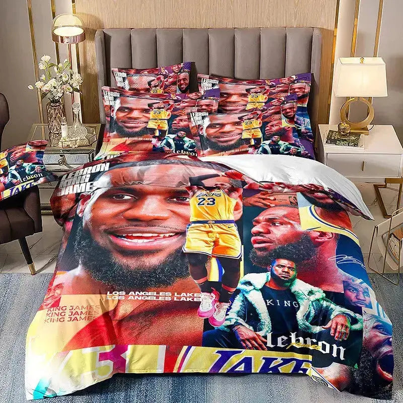3D Basketball Champion Comforter Set Zirconic