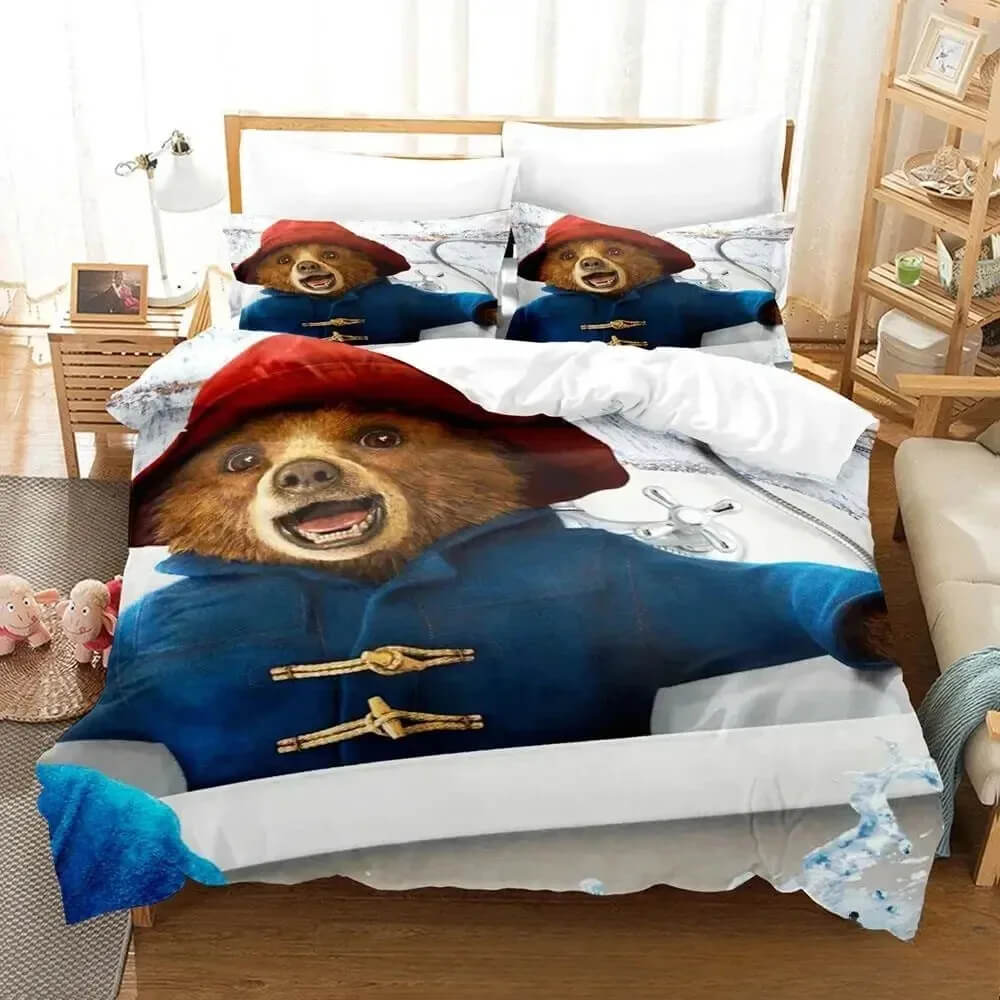 Birthday gift Paddington Bear duvet cover