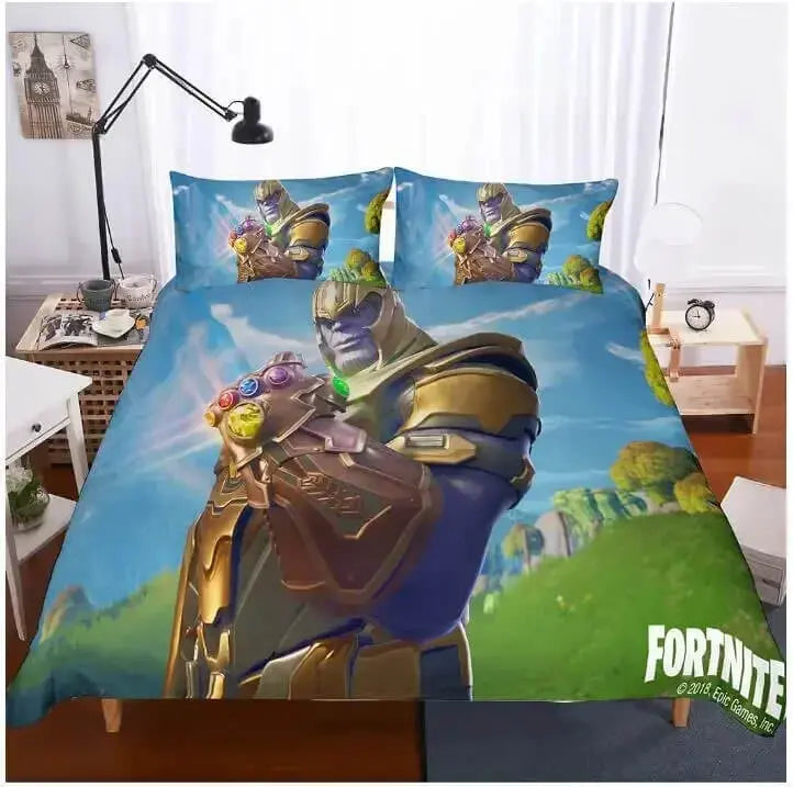 3D Fortnite Thanos Duvet Cover