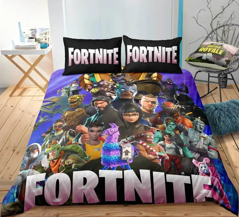 3D Fortnite Kumiko Kids Quilt Cover
