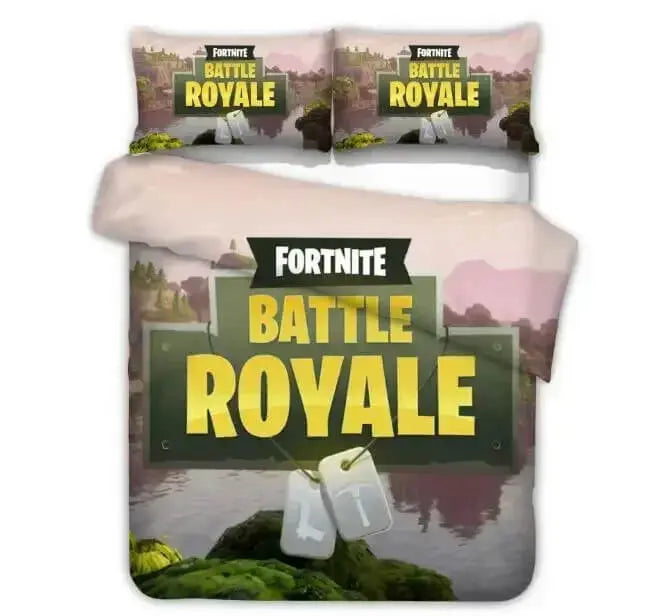 3D Fortnite Battle Royale Kids Doona Cover