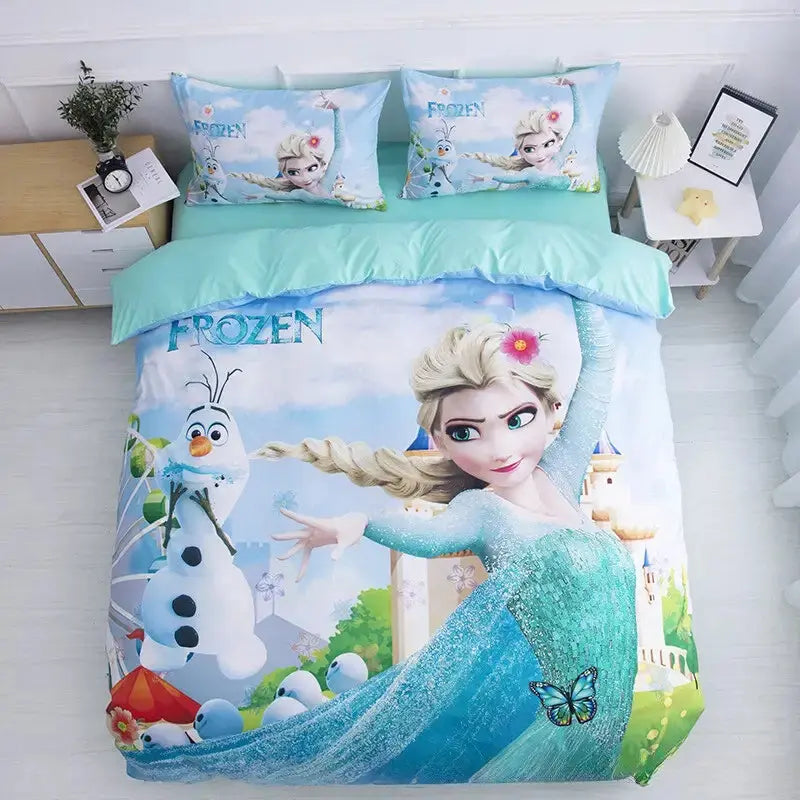 3D Frozen Princess Elsa Girls Duvet Cover