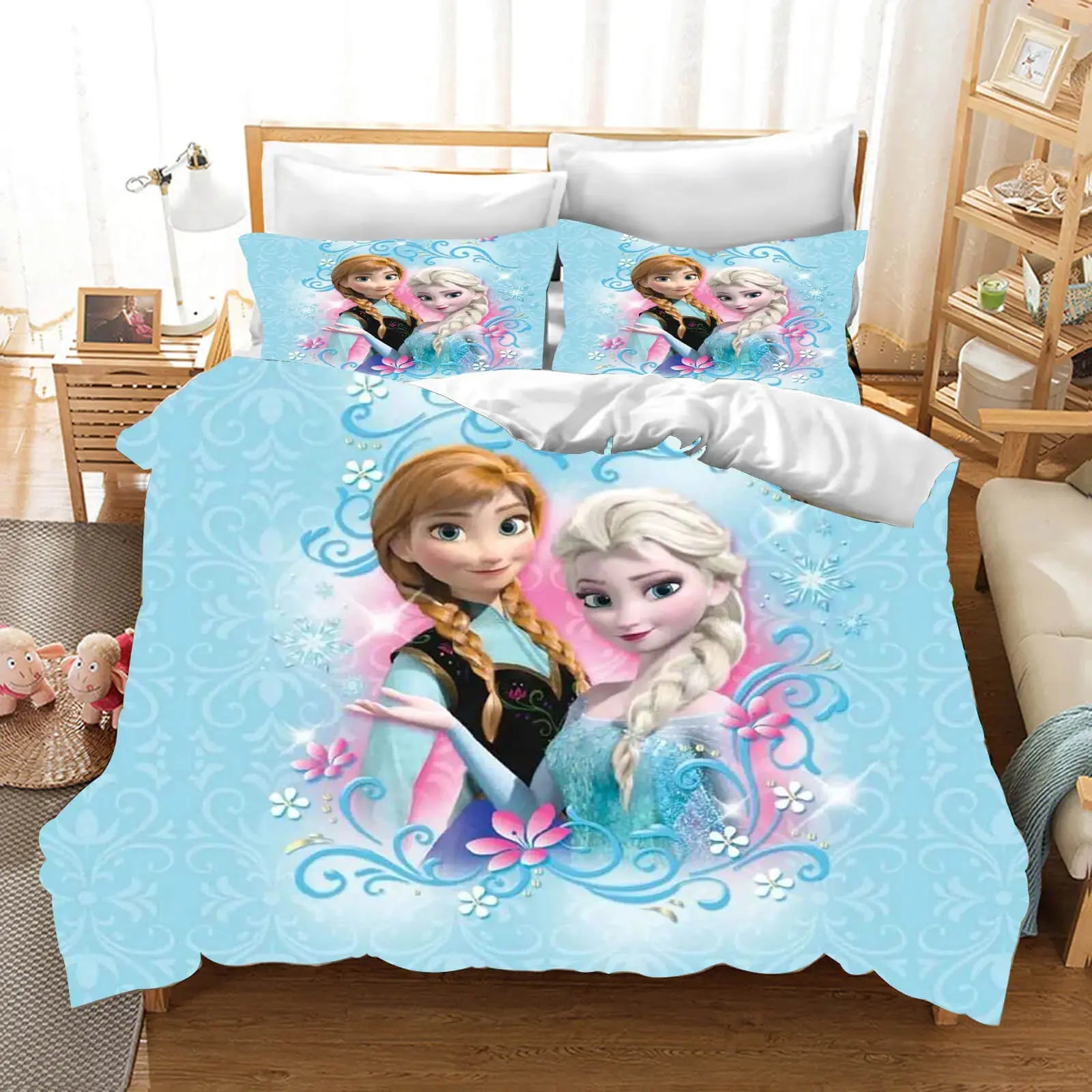 3D Frozen Kids Quilt Cover