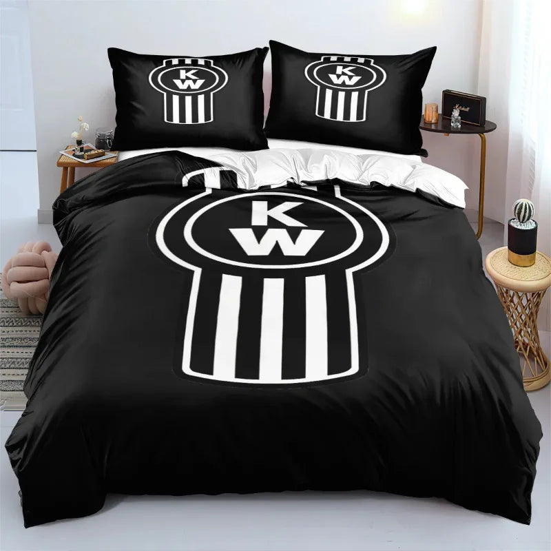 3D Kenworth Semi Truck Print Bedding Gift Idea