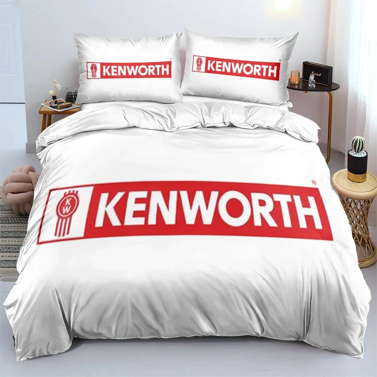 Kenworth Truck Comforter Cover Set