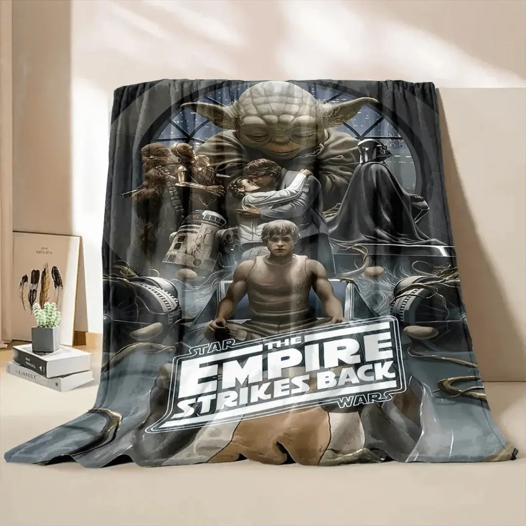 3D Star Wars Yoda Kids Throw Blanket