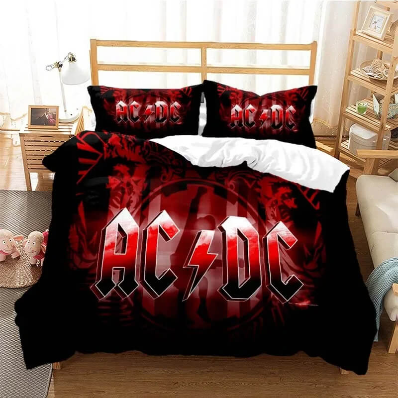 Stylish rock music duvet set for adults