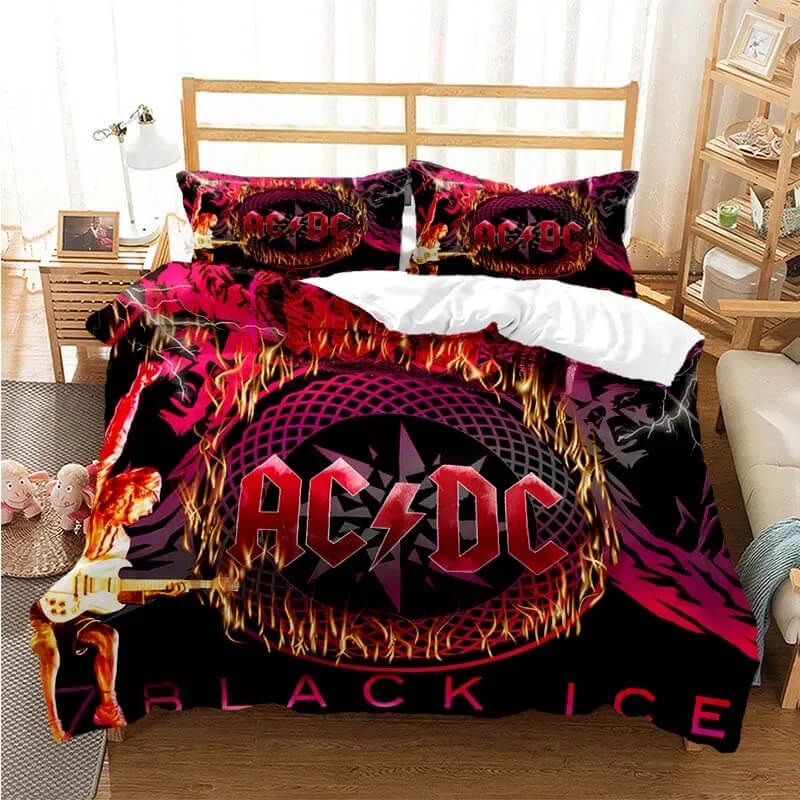 AC/DC bedding for boys and girls