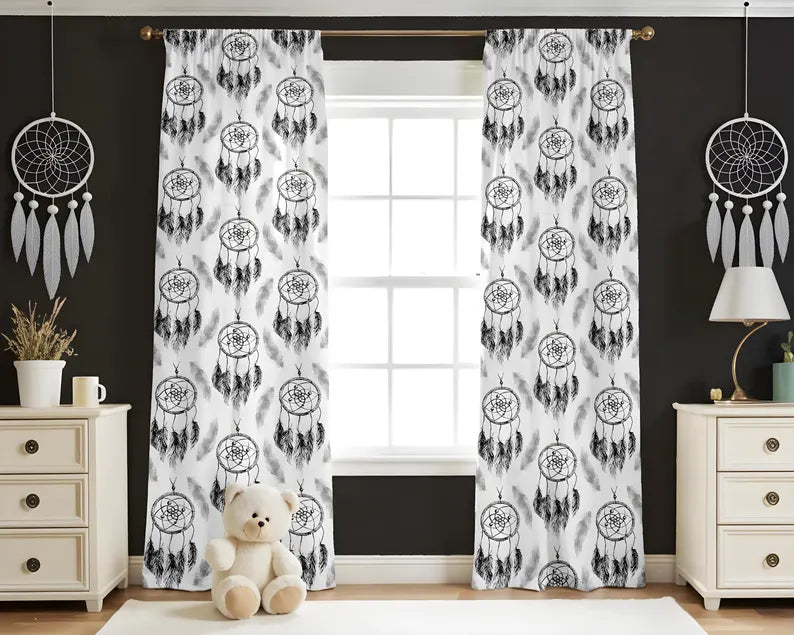 Abstract Blackout Curtains | Dreamcatcher Style