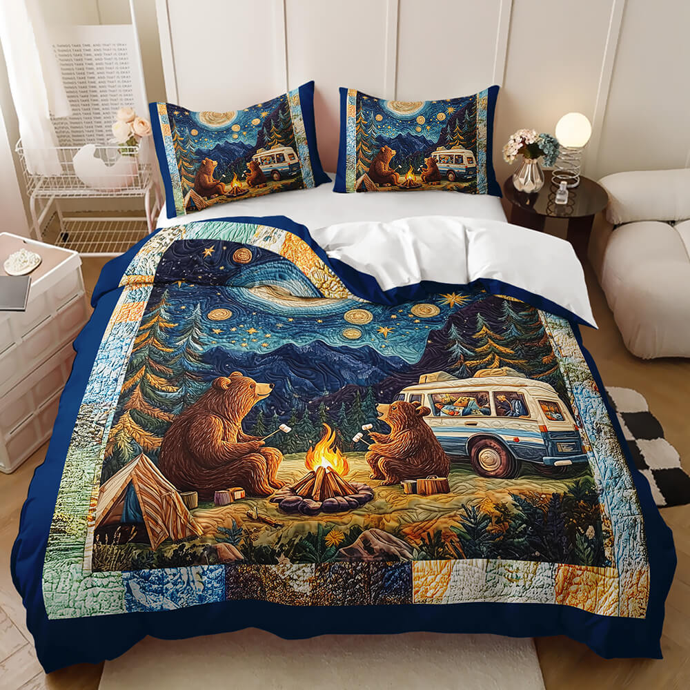 cartoon bear animal bedding bedroom decor