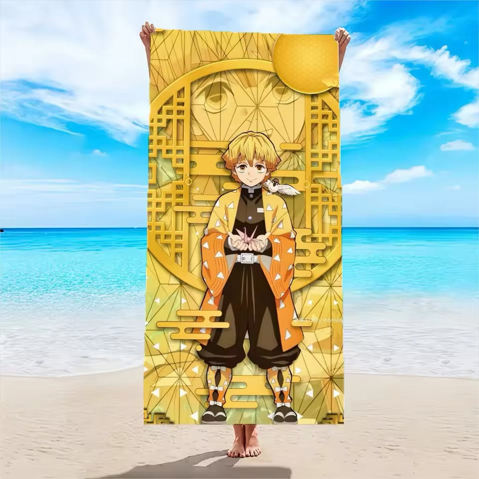 Anime Beach Towel for kids