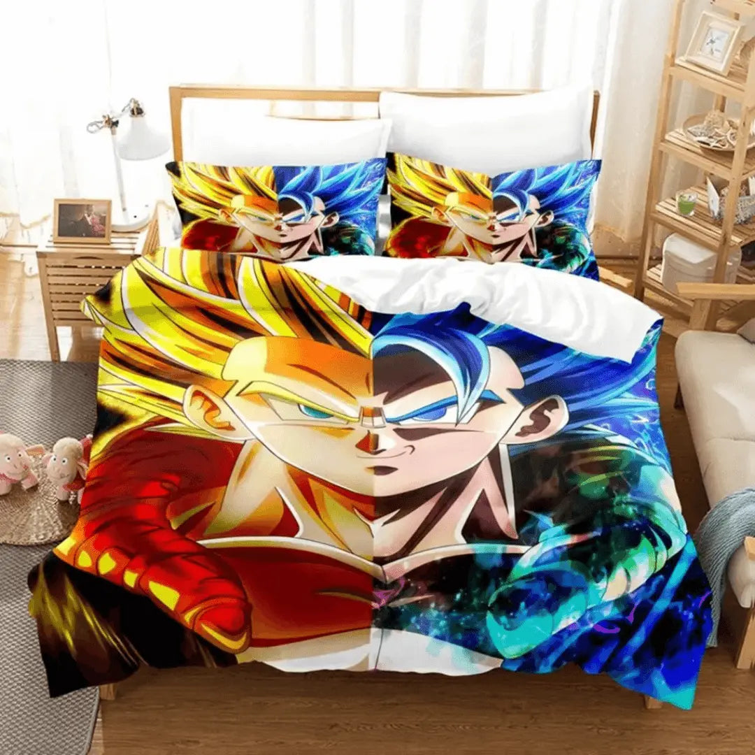 Anime Dragon Ball Z Goku Quilt Cover