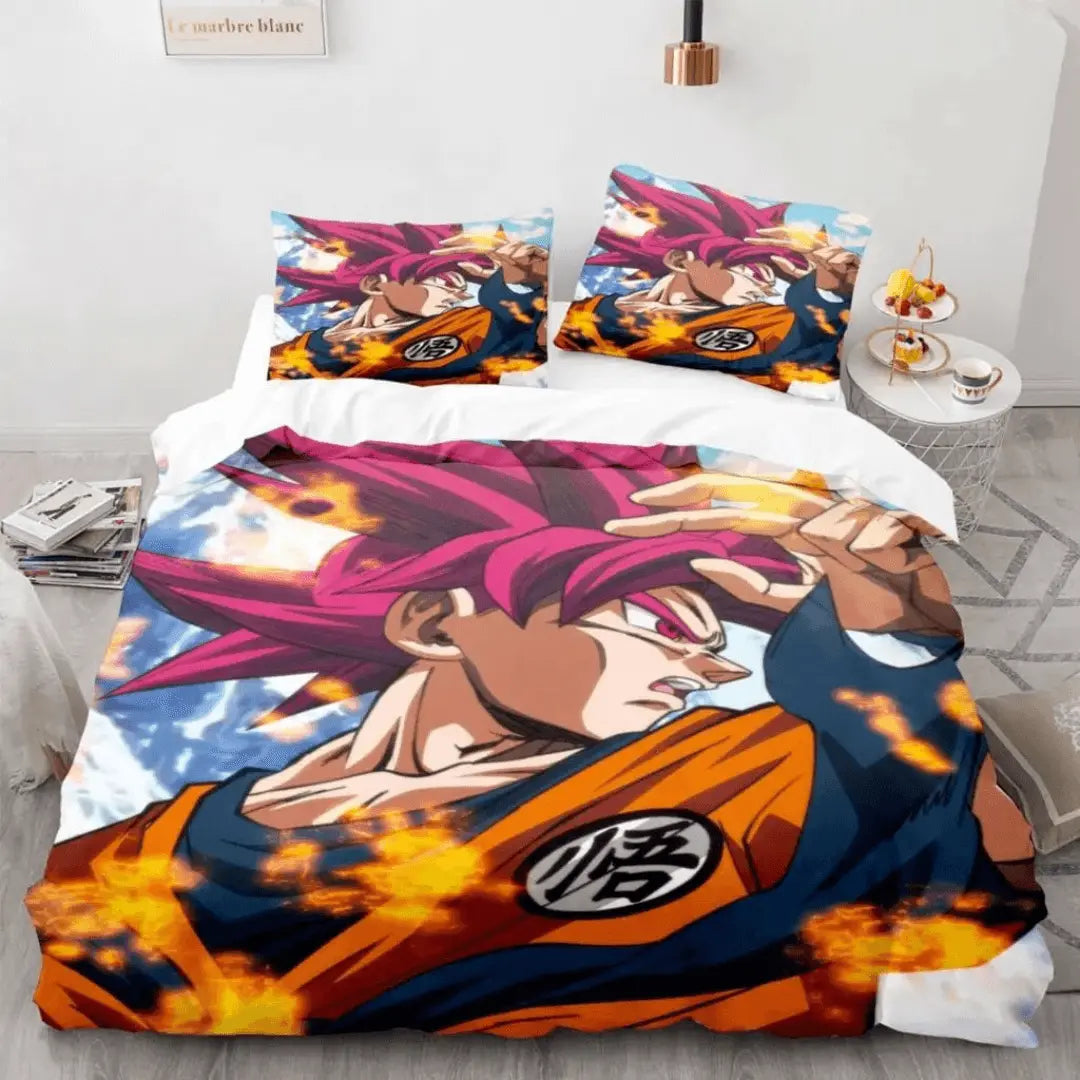 3D Anime Dragon Ball Z Goku Kids Duvet Cover