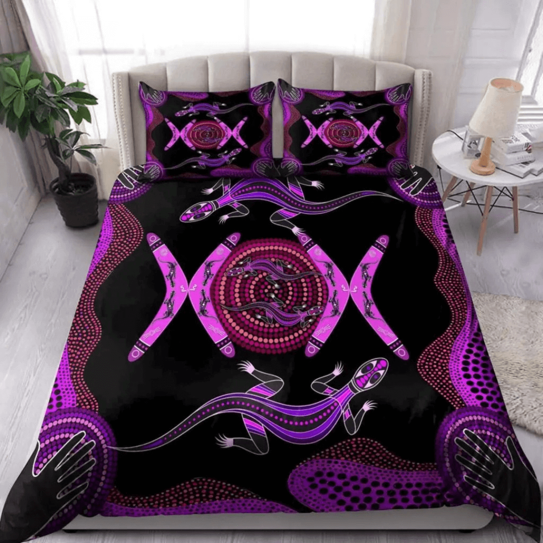 Torres Strait Island Art Duvet Cover with Pillowcases