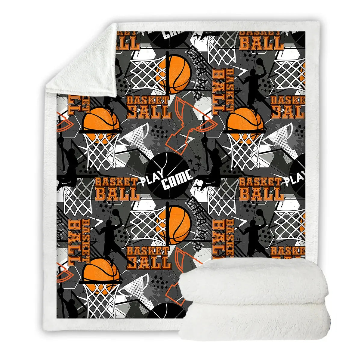 Basketball Throw Blanket My Store