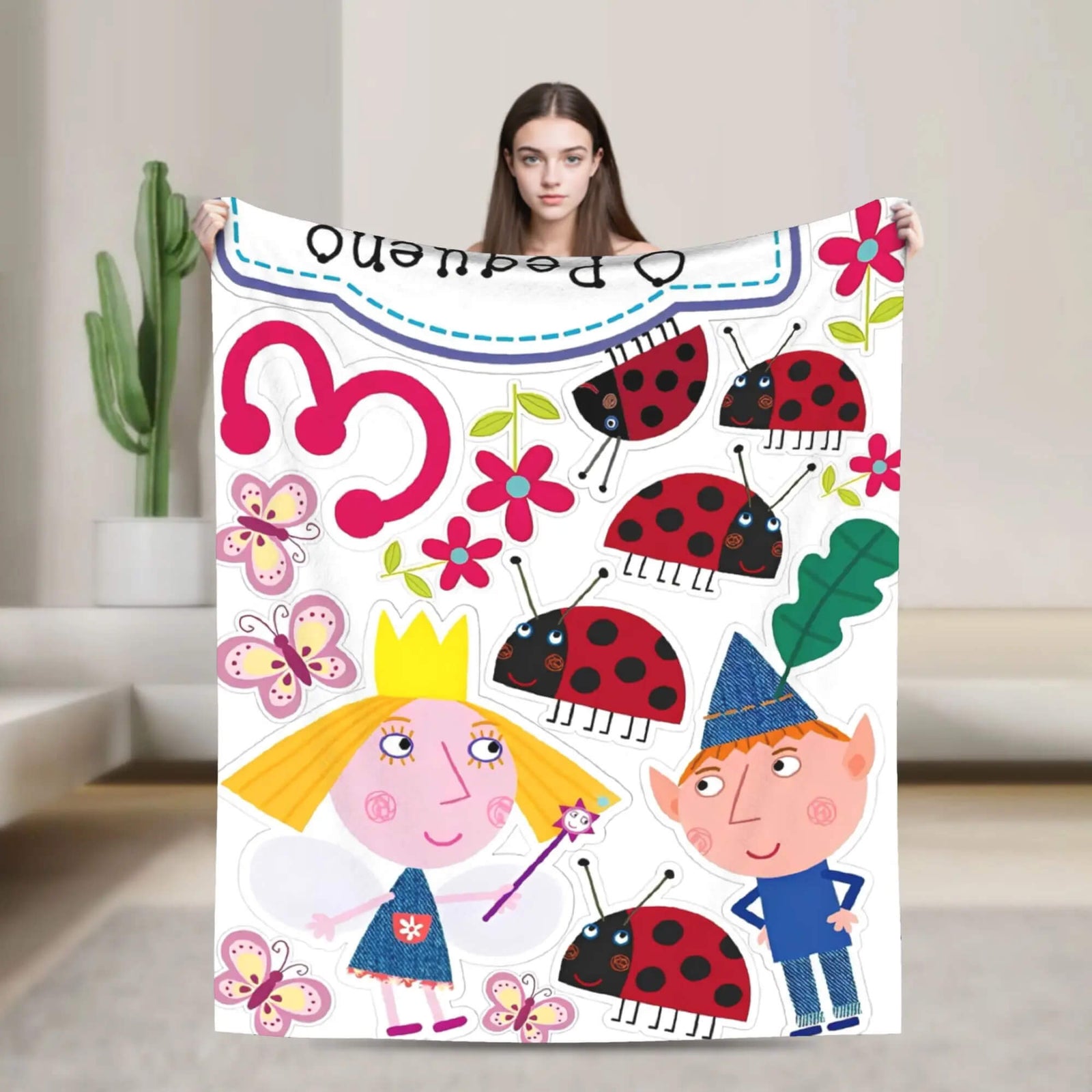Magic kids blanket close view