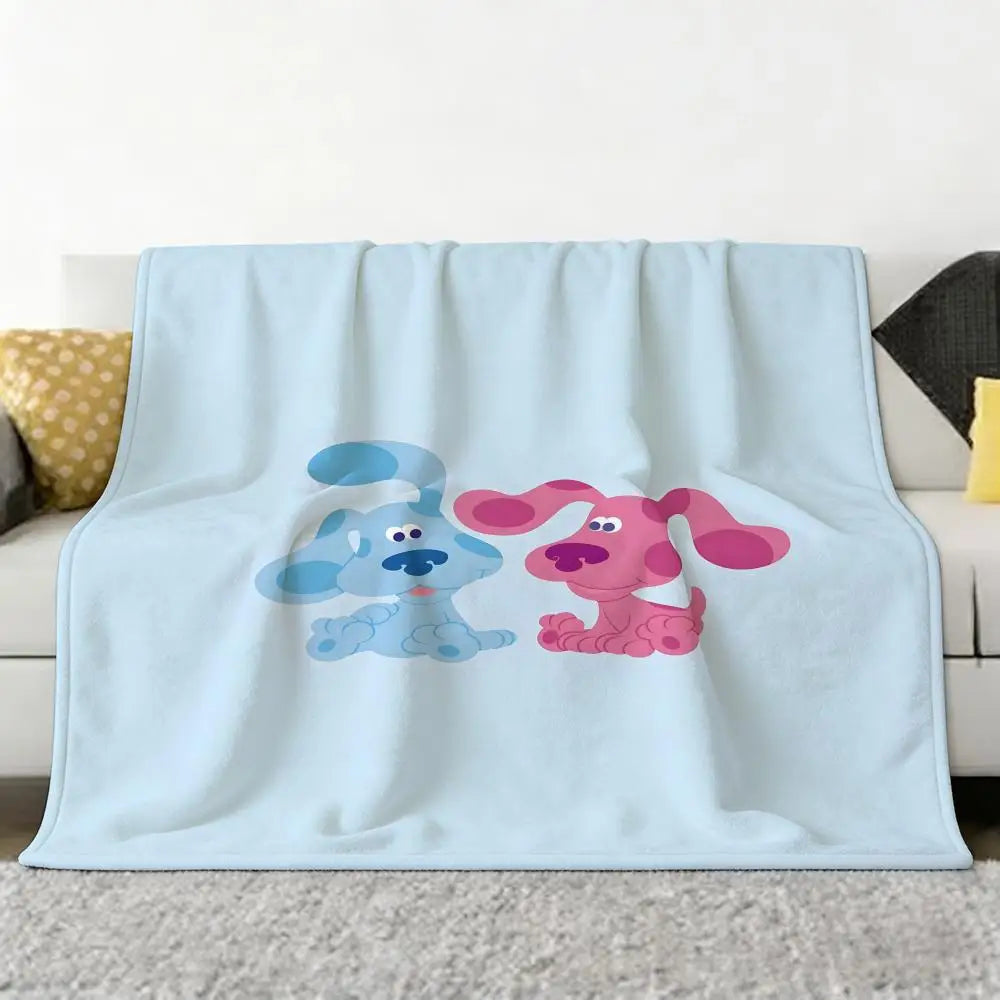 cozy Blue’s Clues throw blanket for gifts