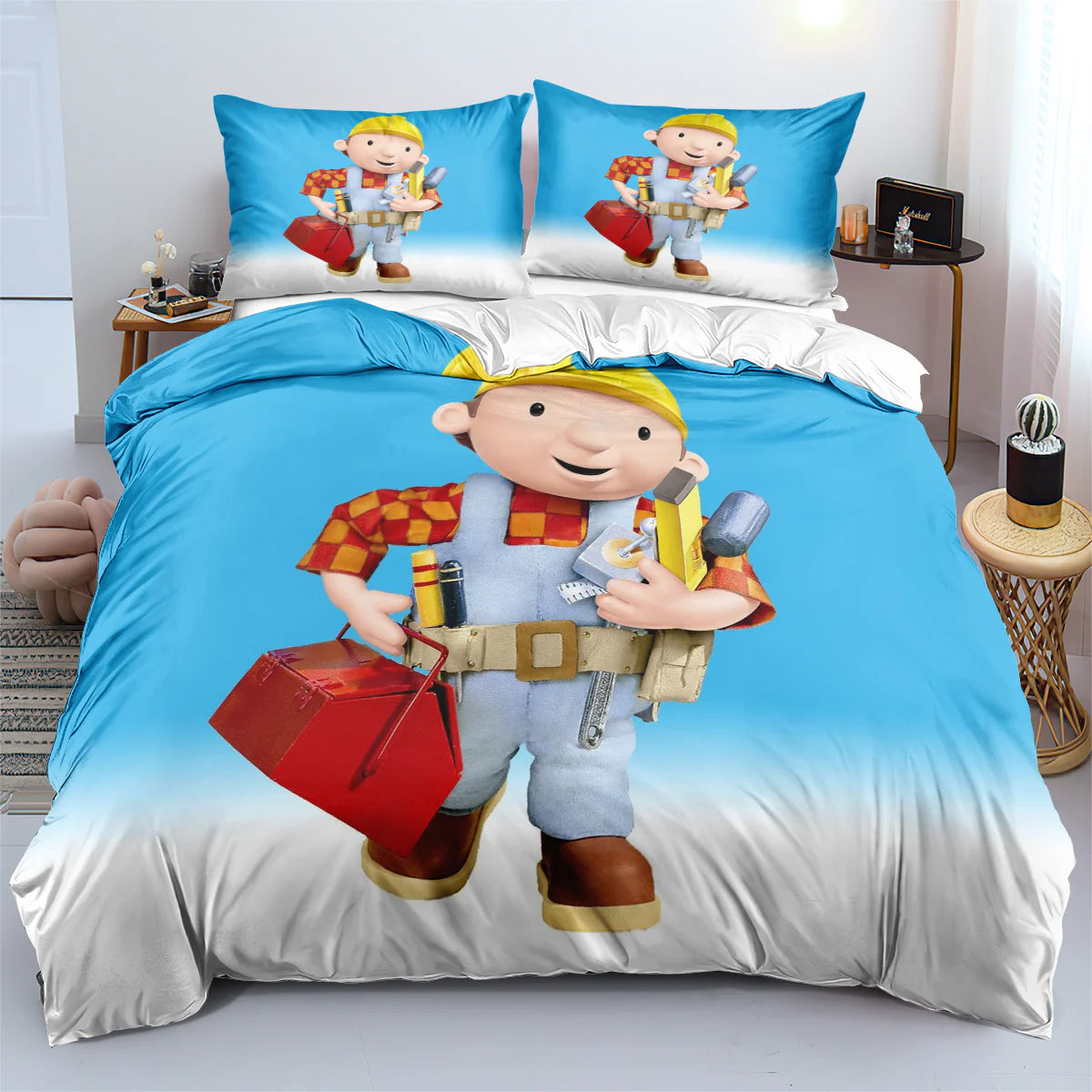 Bob the Builder bedding set cartoon design