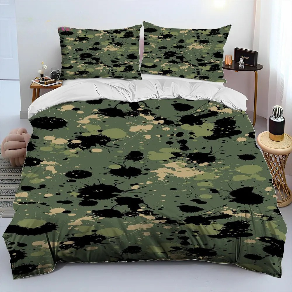 camo HD print bedding