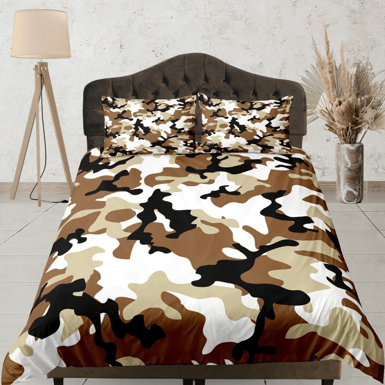 camouflage duvet cover pattern