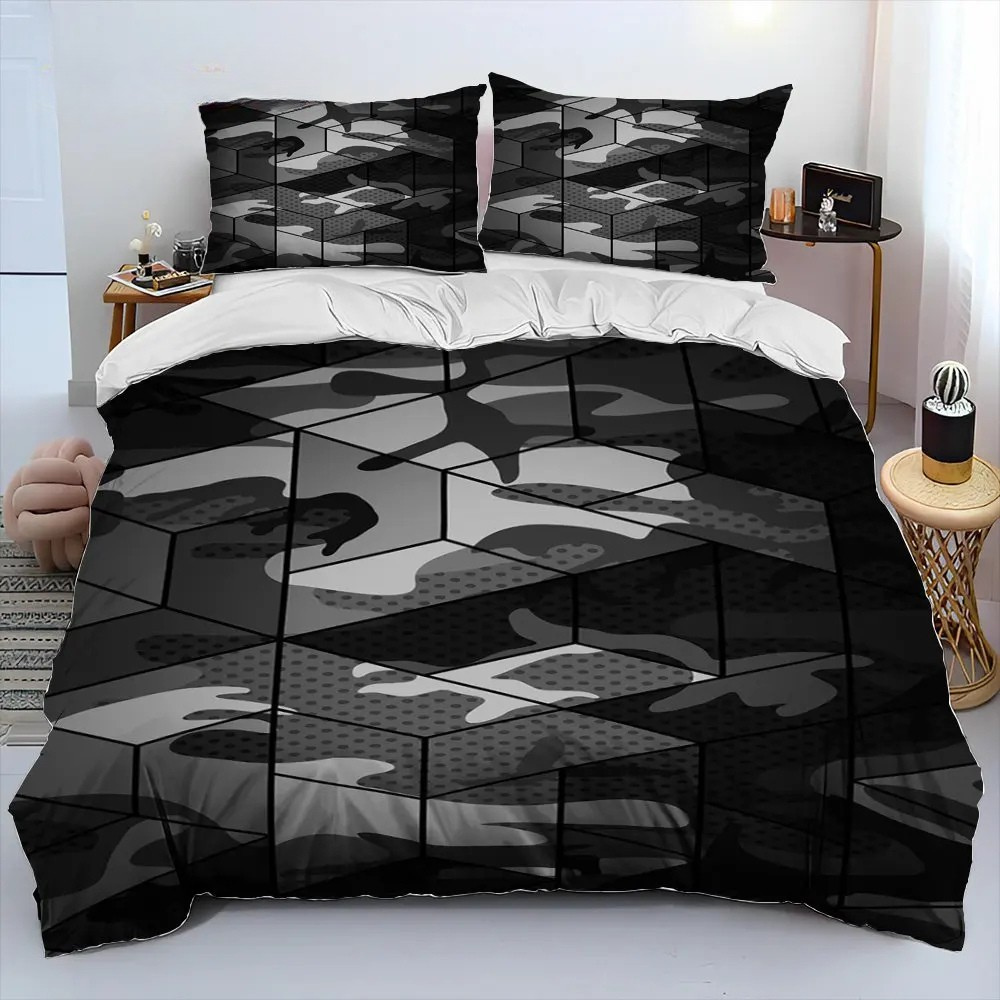 camo bedding modern style