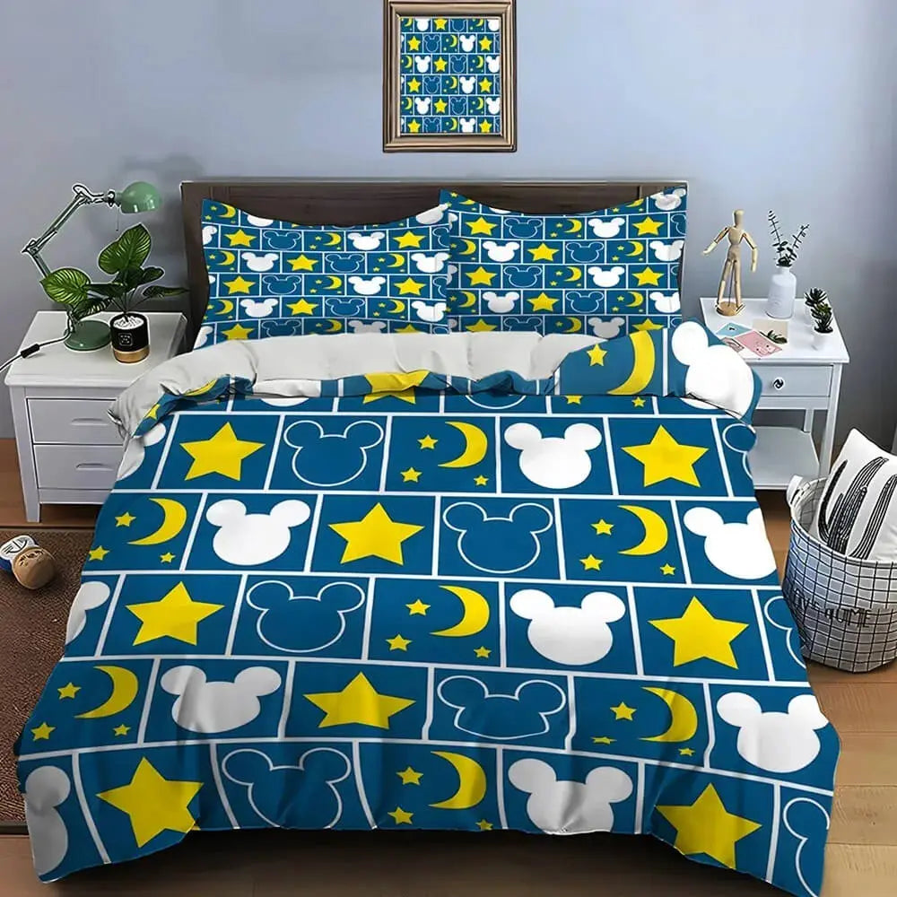 Fun Disney bedding set with Mickey Mouse comforter cover