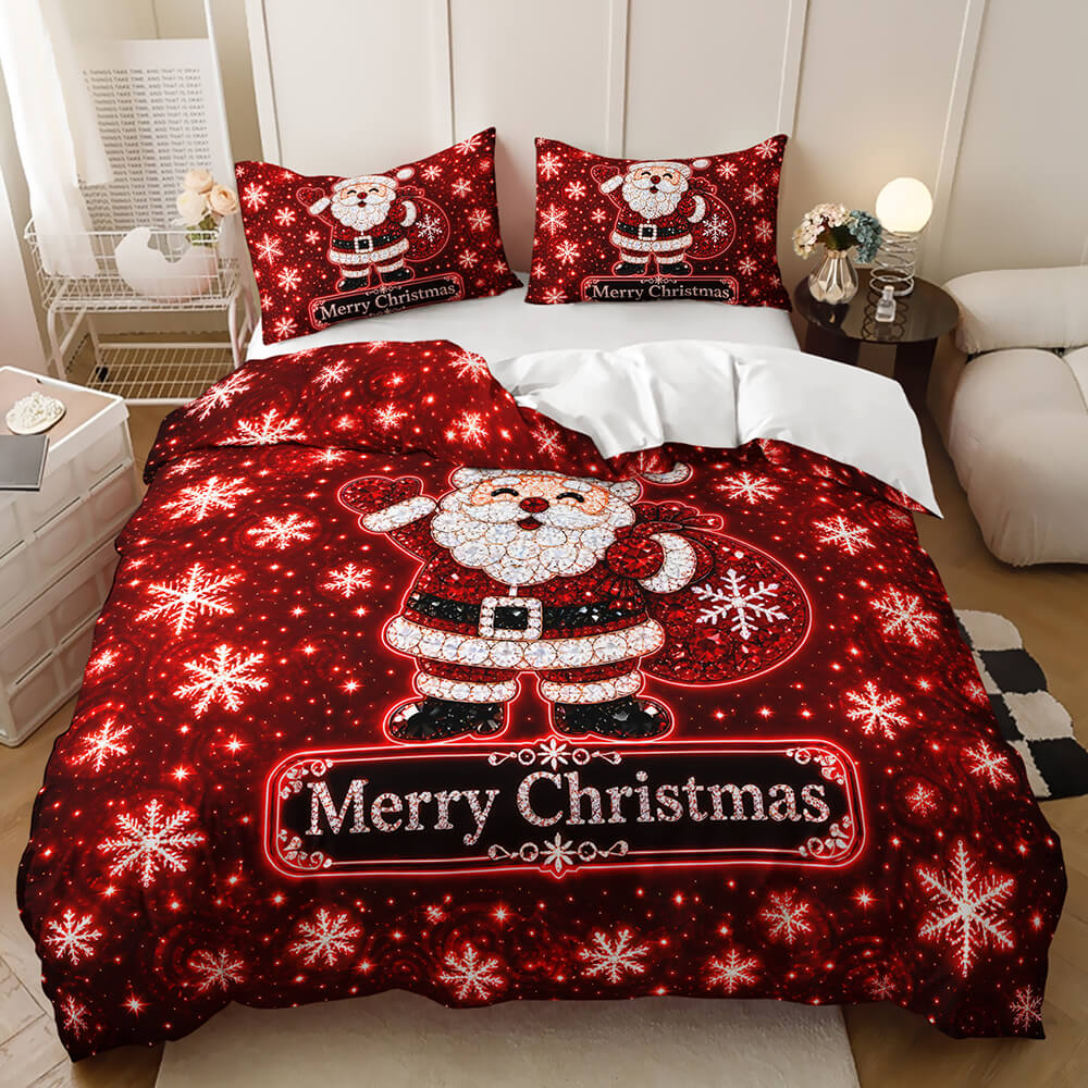 Christmas duvet cover for cozy holiday bedroom decoration