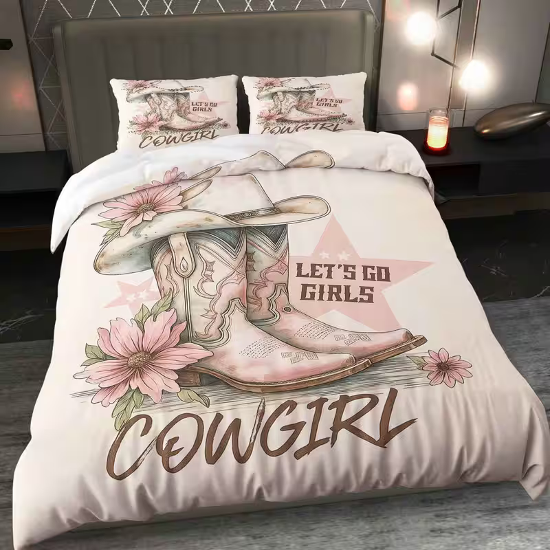 ranch cowgirl style bedding set