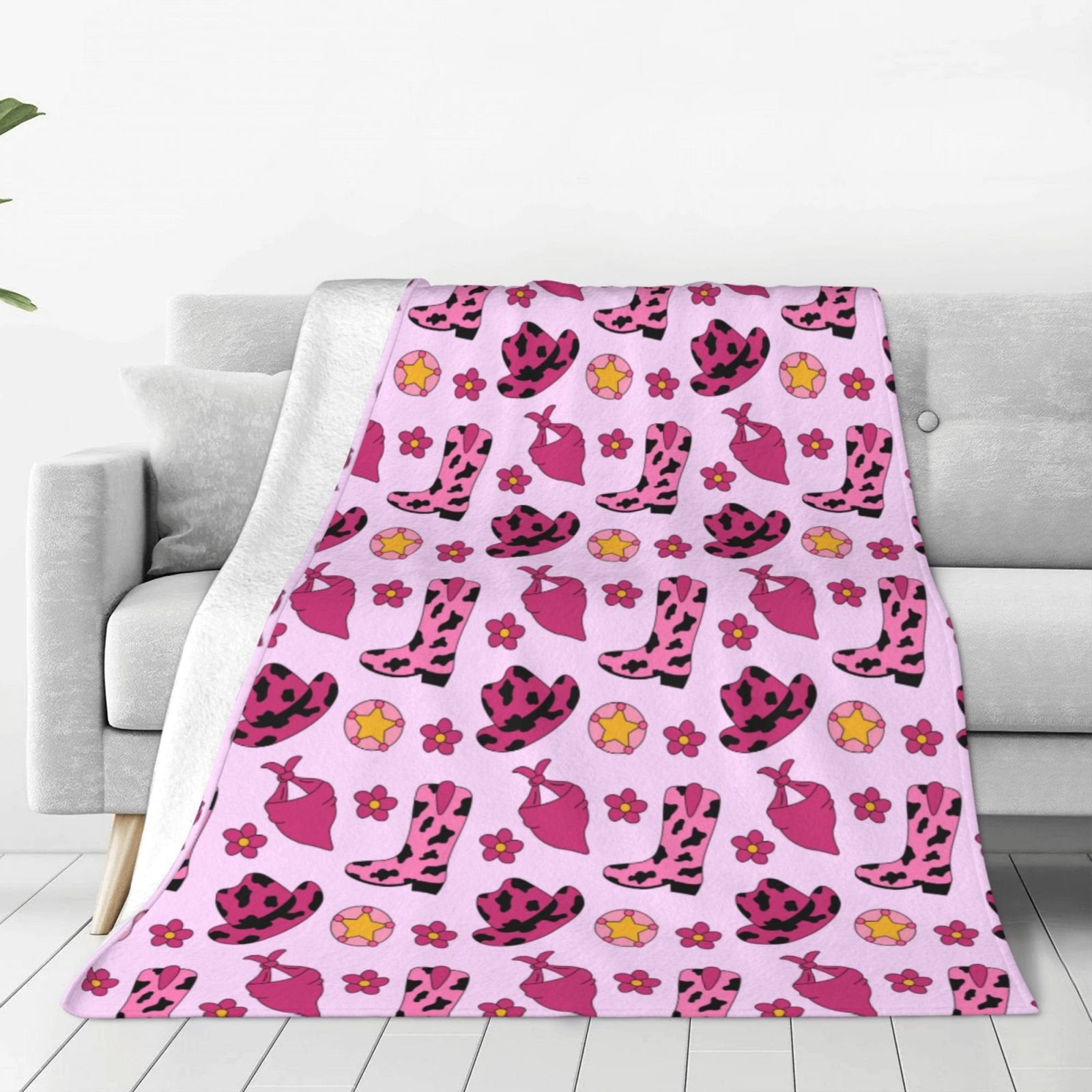 horse lover blanket western style design