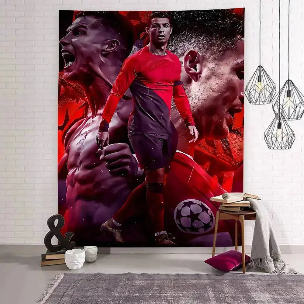 Cristiano Ronaldo CR7 Wall Hanging Tapestry Zirconic