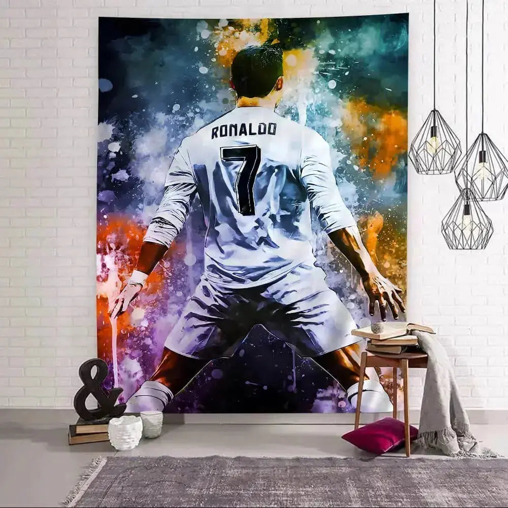 Cristiano Ronaldo CR7 Adults Tapestry Zirconic