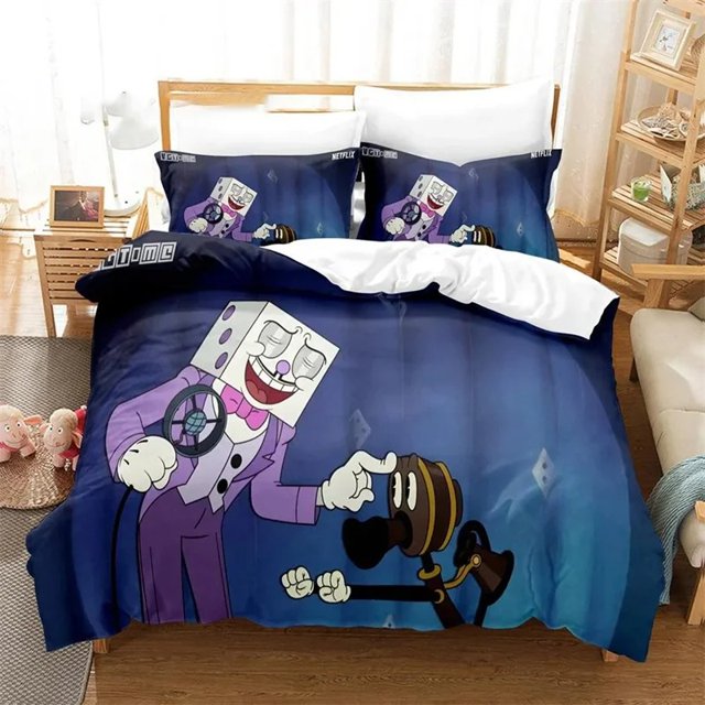 cuphead duvet cover soft fabric