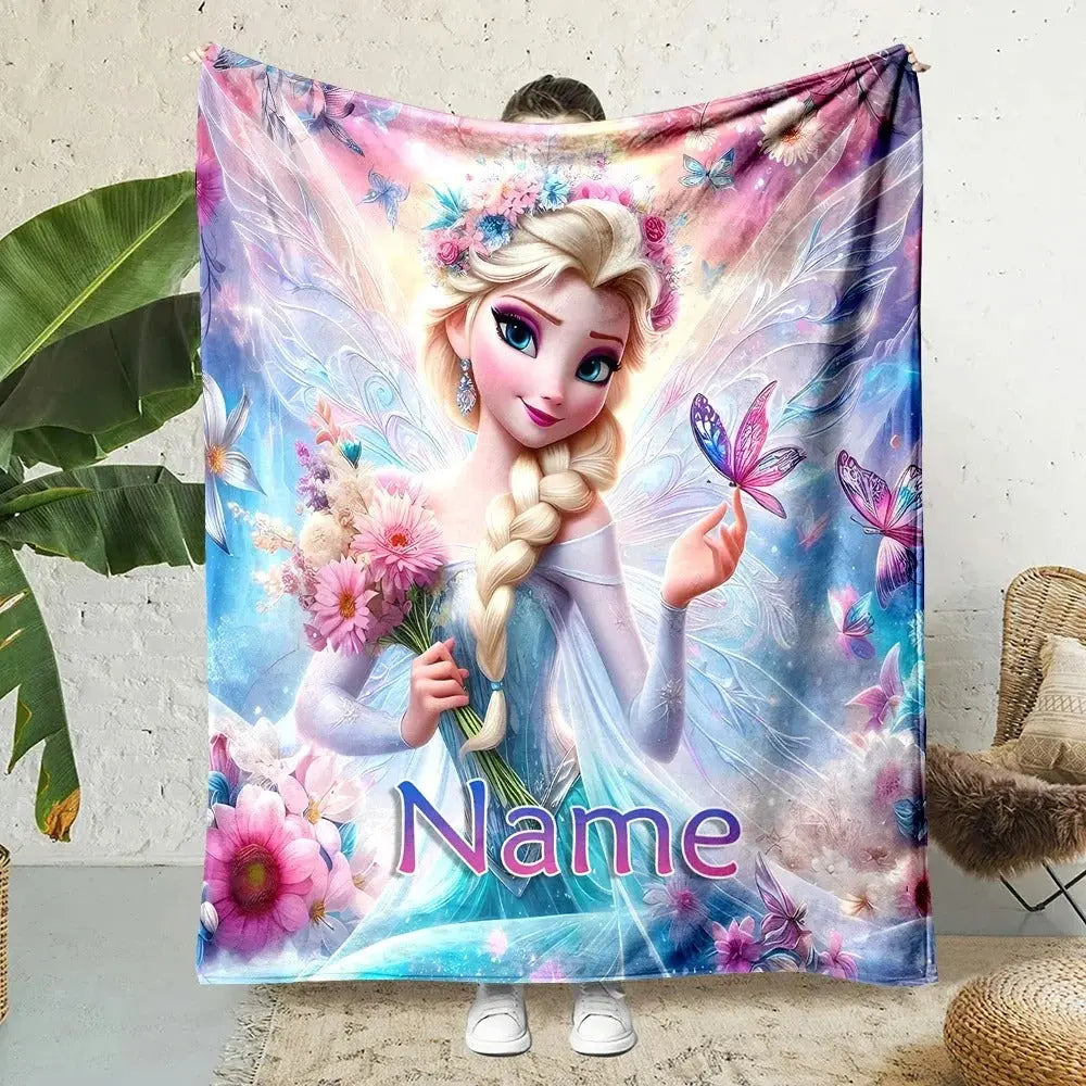 Disney Frozen custom blanket for nursery or kid’s bed