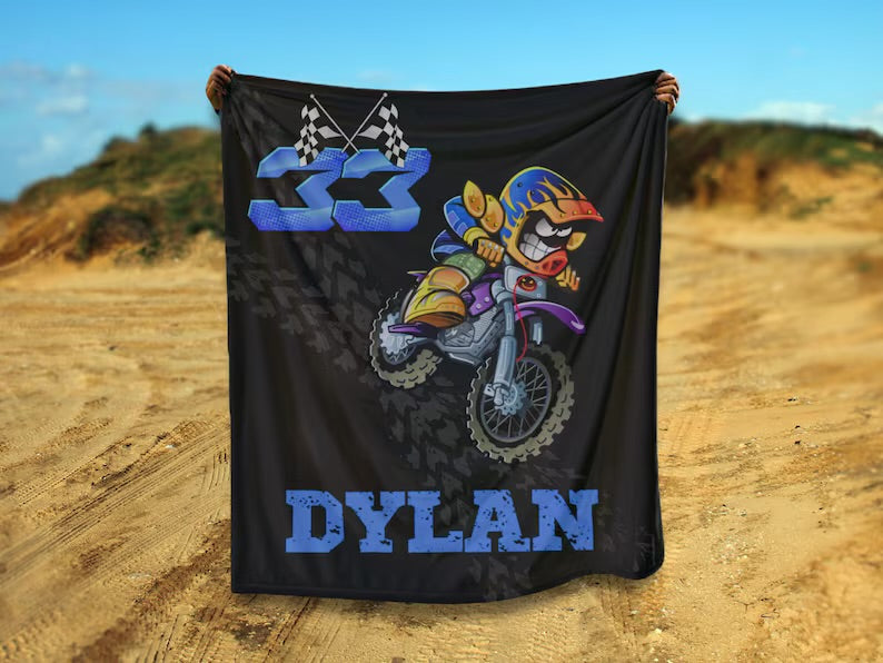 Custom motocross bedding gift