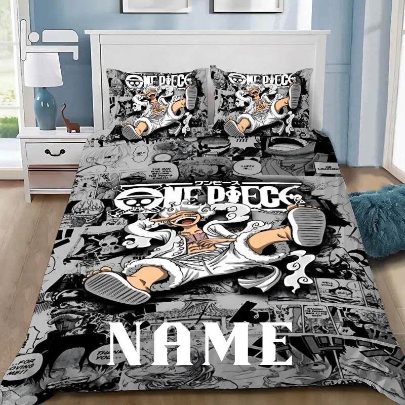 Customizable bedding anime one piece