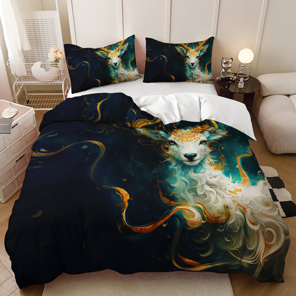Rustic deer hunting bedding for bedroom decor