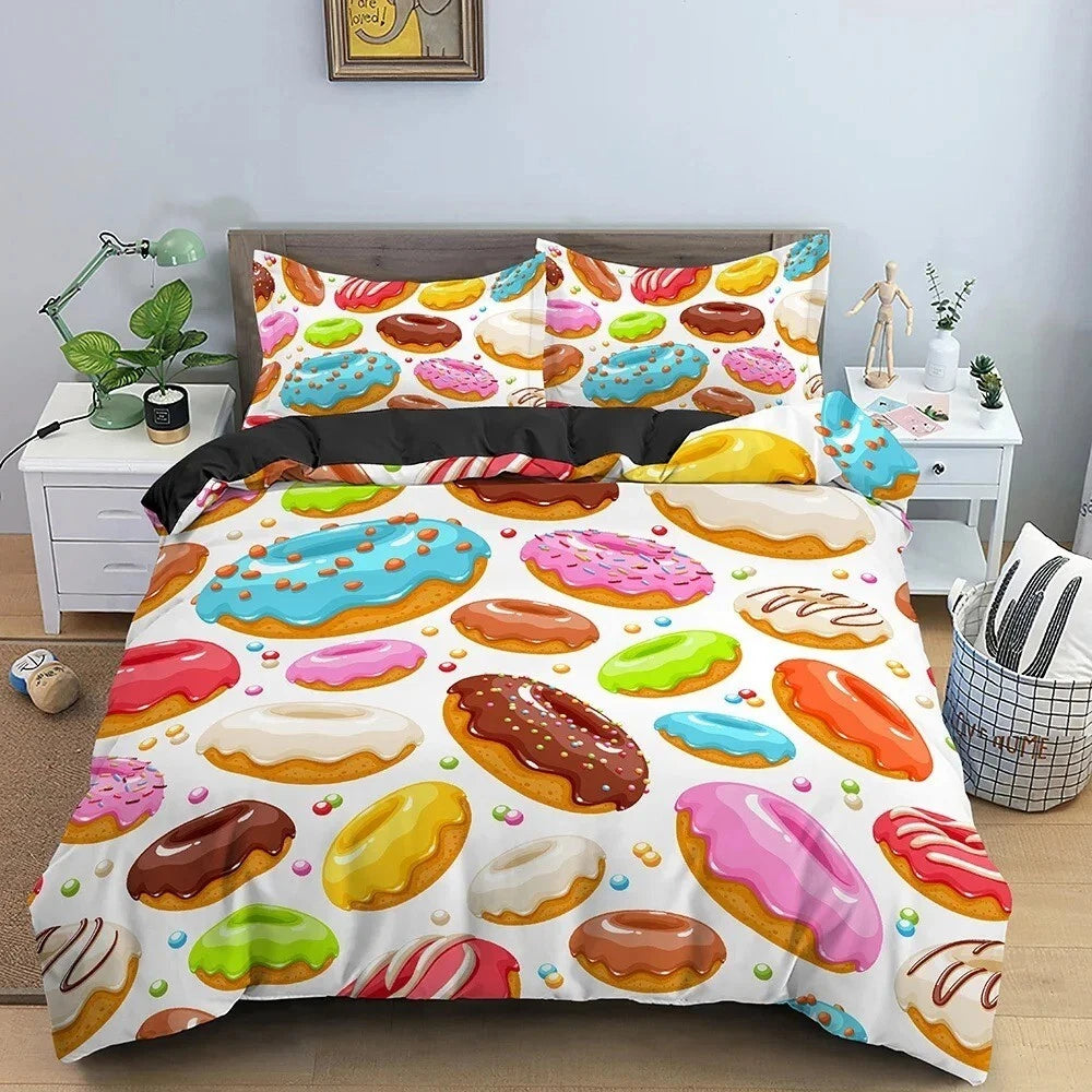 sweet donut bed set design