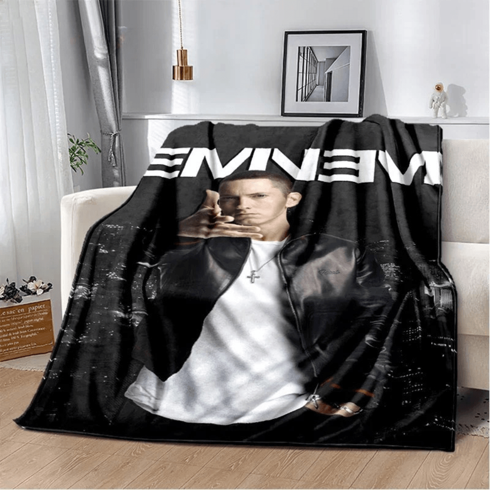 rap music blanket cozy lightweight fabric