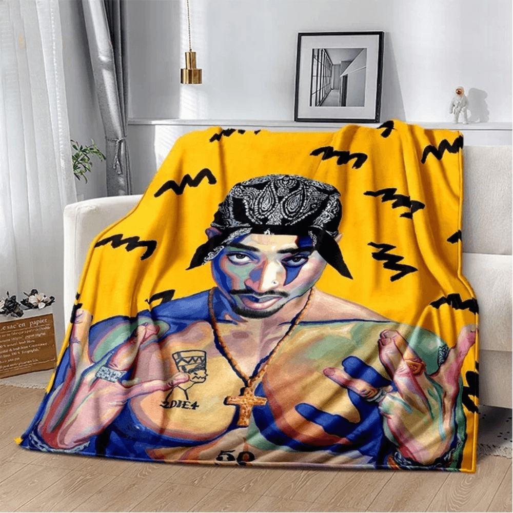 music themed blanket for sofa and travel