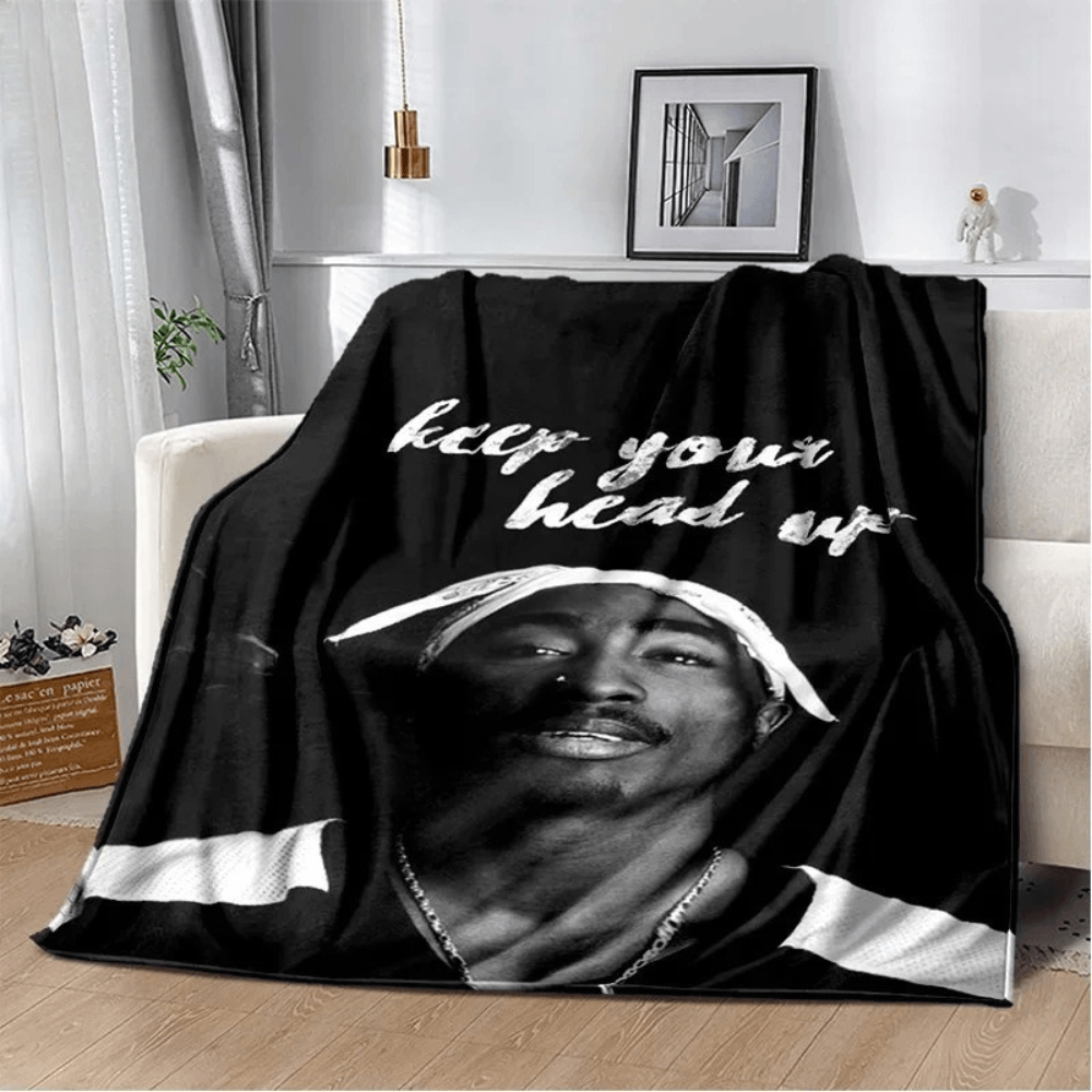 rapper blanket soft plush fabric texture