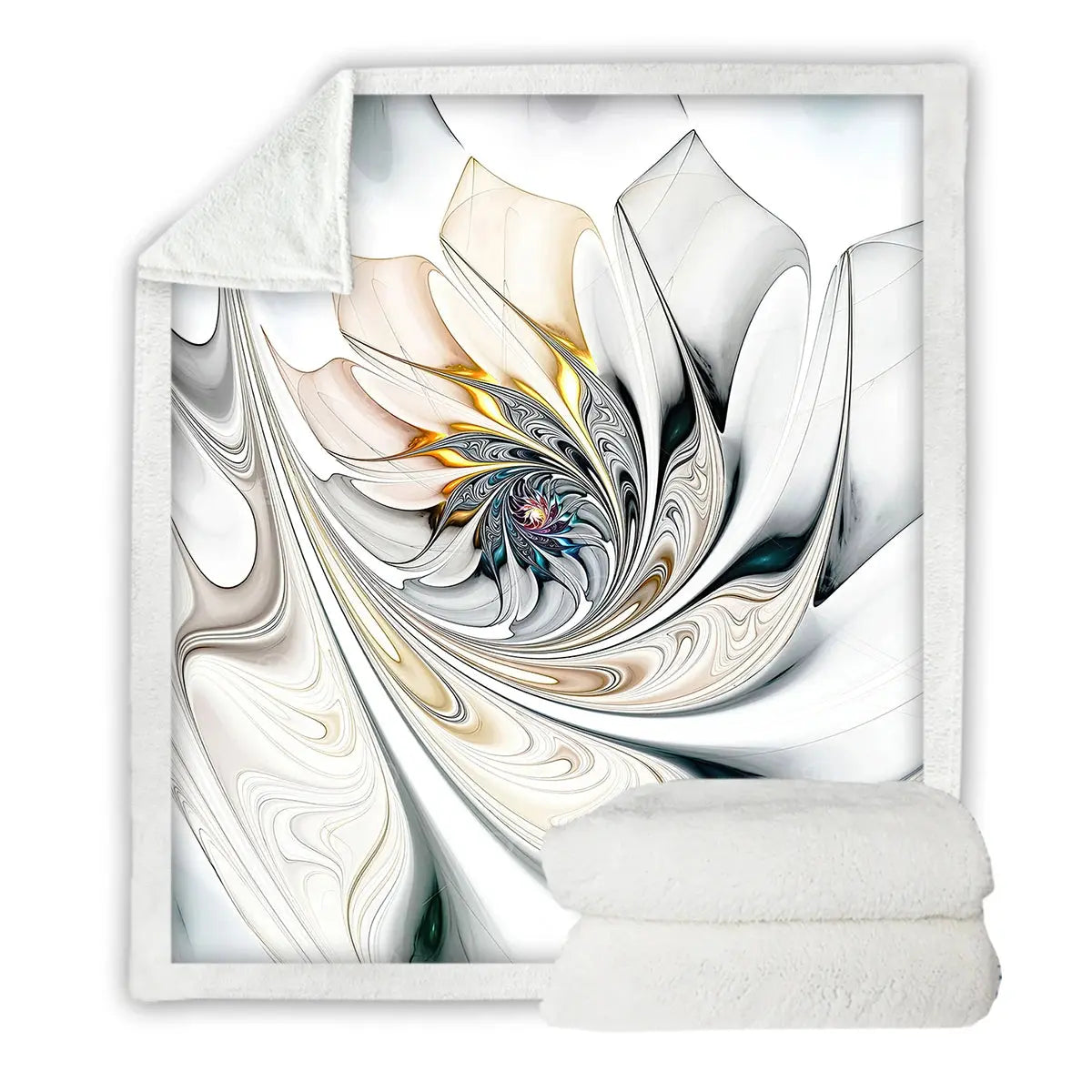 Flower Throw Blanket My Store