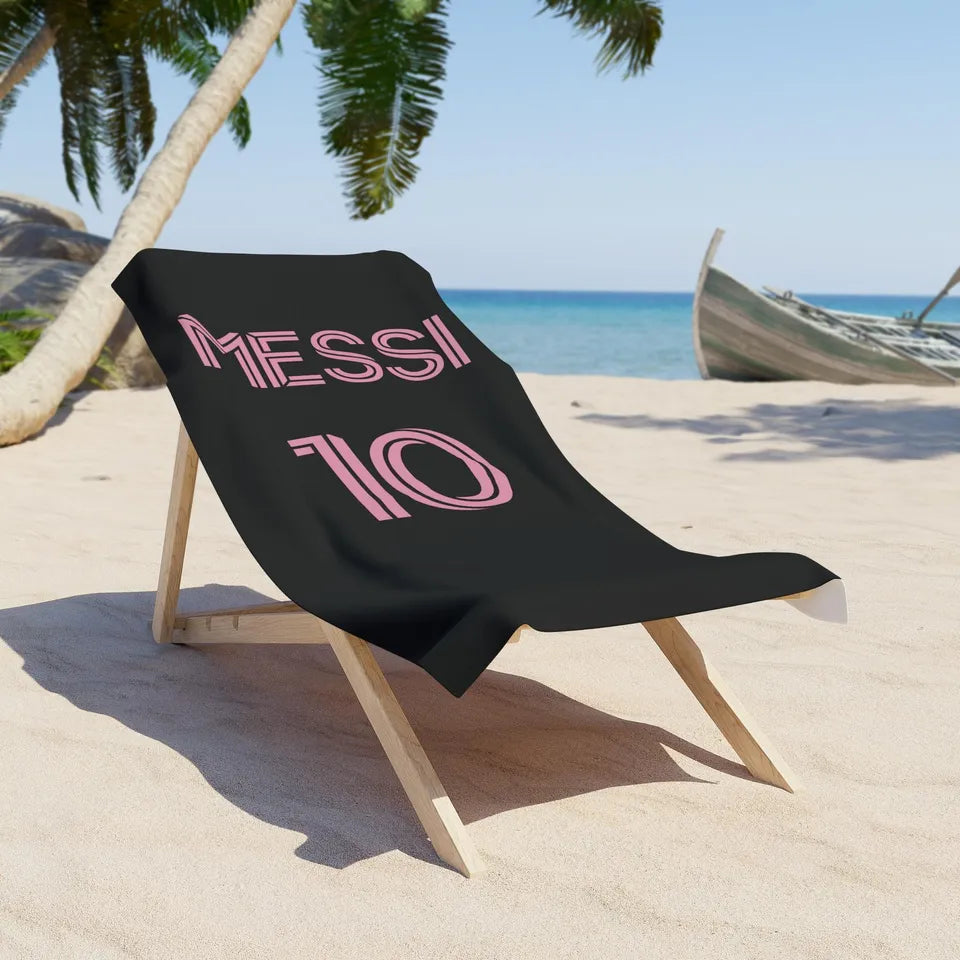 Football player towel Messi towel