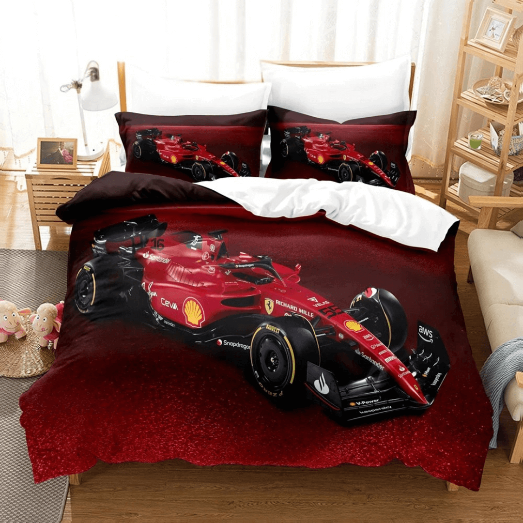 Formula 1 twin bedding set for kids room