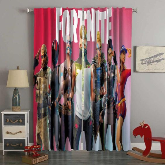 Fortnite bedroom curtains