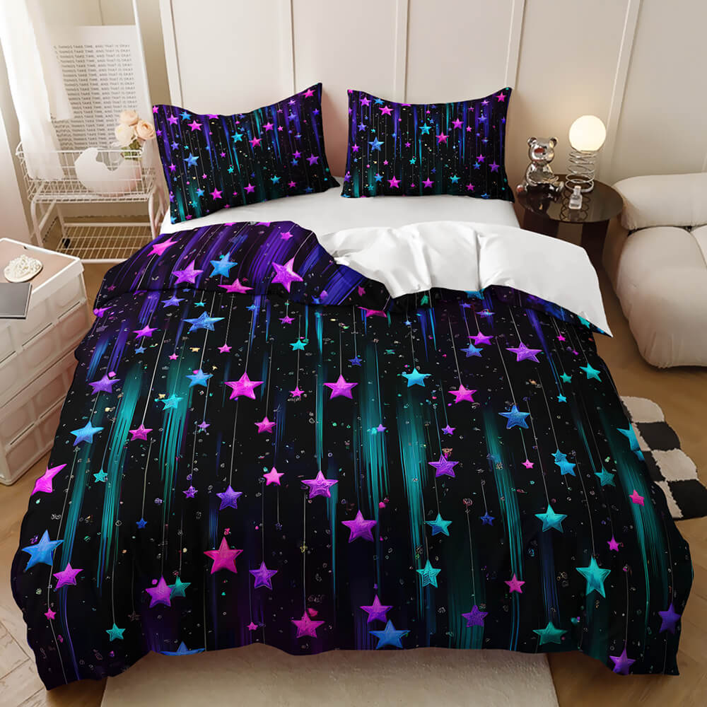 Mystical star duvet cover with enchanting galaxy design