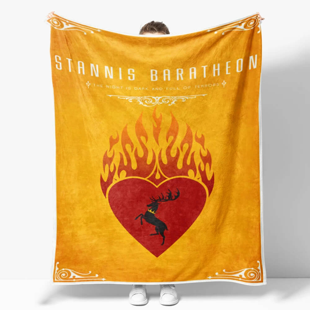 soft flannel blanket for sofa Stannis Baratheon