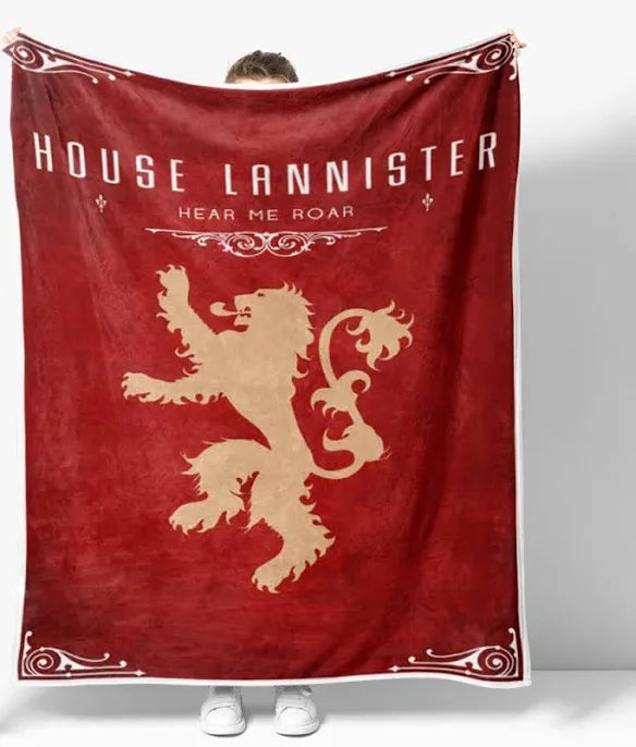 House Lannister soft Targaryen blanket cozy design