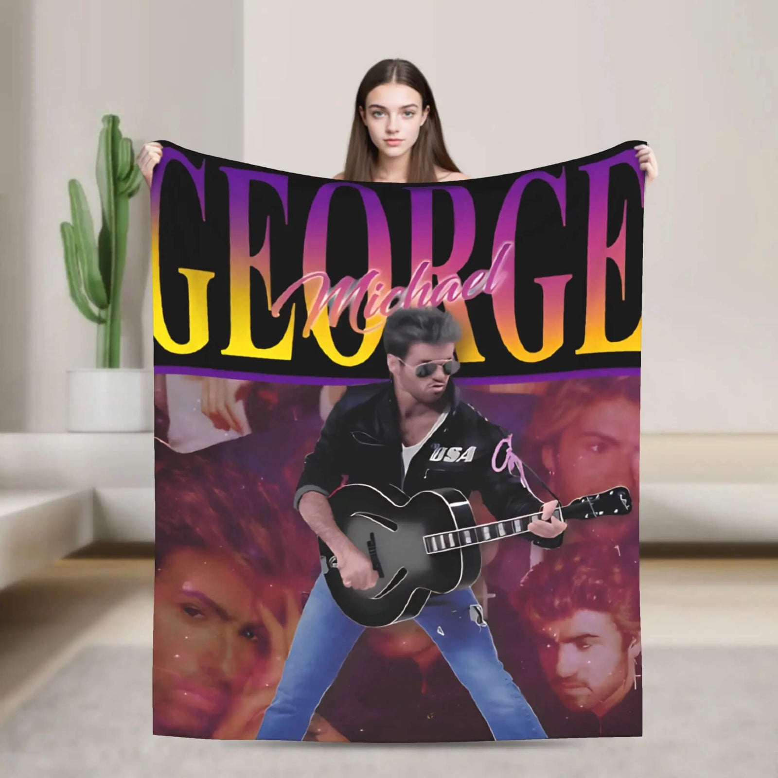 Celebrity music blanket design