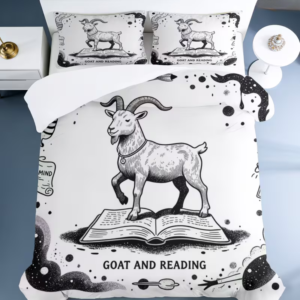 goat farmhouse bedding stylish room