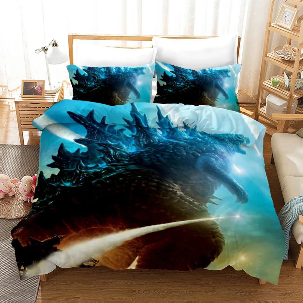 monster battle bedding design